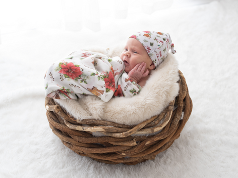 Kute Cuddles - Christmas Joy - Luxe Bamboo Swaddle - Eco Child