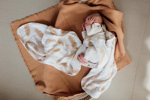 Pop Ya Tot - The Prairie - 100% Organic Cotton Swaddle - Eco Child
