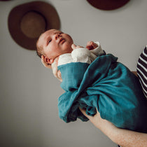Snuggle Hunny Kids -Azure Organic Muslin Wrap - Eco Child