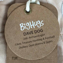 OB Designs - Dingaring Teething Rattle - Dave Dog Beige - Eco Child
