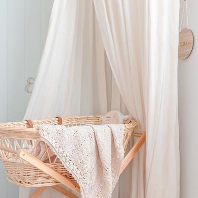 OB Designs - Handmade Boho Luxurious Canopies - Vanilla Linen Canopy - Eco Child