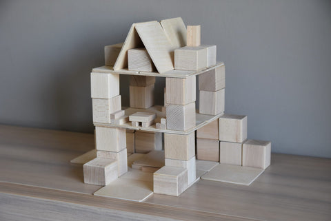 Just Blocks - Wooden Blocks Small Pack (74) - Eco Child