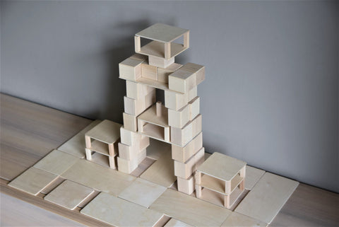 Just Blocks - Wooden Blocks Small Pack (74) - Eco Child