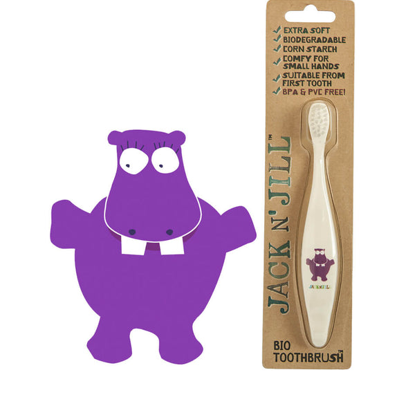 Jack N Jill - Bio Toothbrush - Hippo - Eco Child