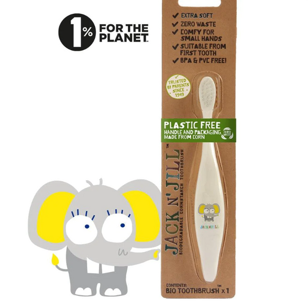 Jack N Jill - Bio Toothbrush - Elephant