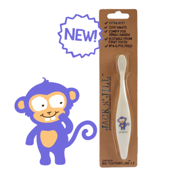 Jack N Jill - Bio Toothbrush - Monkey