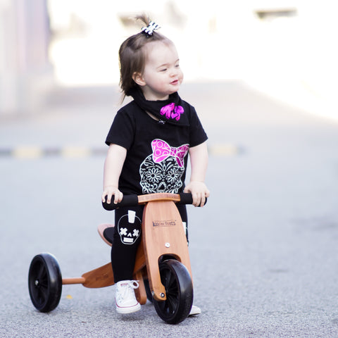 Kinderfeets - Tiny Tot 2 in 1 Tricycle/Balance Bike - Bamboo - Eco Child