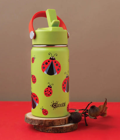 CHEEKI - Insulated Kids Bottle Ladybug 400ml
