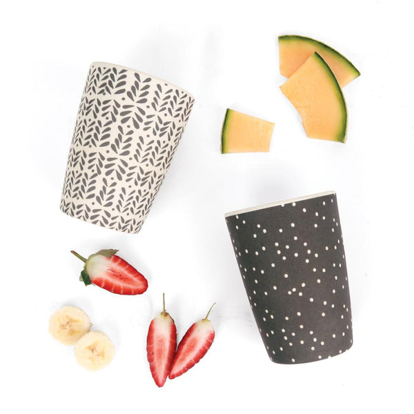 Love Mae - Bamboo 4 Pack Tumblers Monochrome Mix - Eco Child