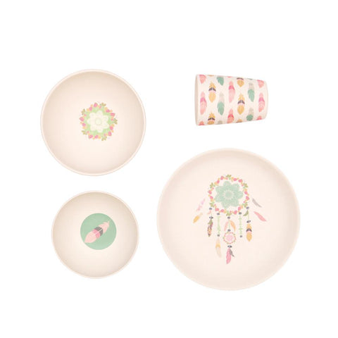 Love Mae - Bamboo 4pc Set Dreamy Supper - Eco Child