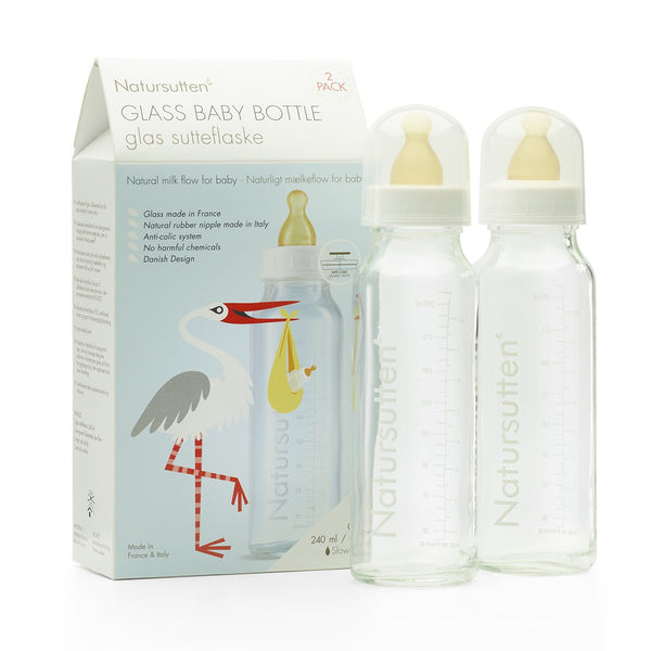 Natursutten - Glass Baby Bottle 240ml - Eco Child