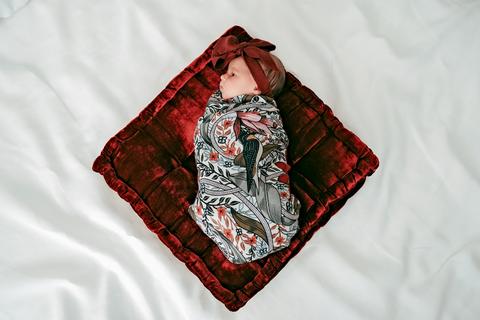 Pop Ya Tot - Nouveau in Flight - 100% Organic Cotton Swaddle - Eco Child
