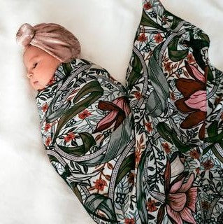 Pop Ya Tot - Nouveau in Flight - 100% Organic Cotton Swaddle - Eco Child