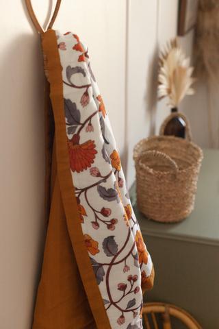 Pop Ya Tot - Buti Block 100% Organic Cotton - Reversible Cot Quilt - Eco Child