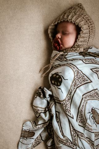 Pop Ya Tot - Snug as a Bug - 100% Organic Cotton Swaddle - Eco Child