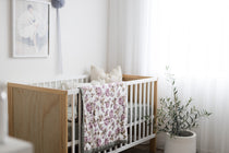 Pop Ya Tot - Deanne's Garden 100% Organic Cotton - Reversible Cot Quilt - Eco Child