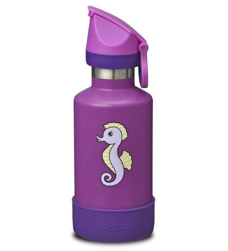 CHEEKI - Insulated Kids Bottle Seahorse 400ml - Eco Child