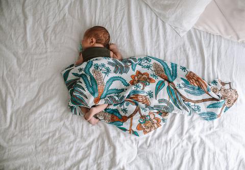 Pop Ya Tot - Wattle and Gum - 100% Organic Cotton Swaddle - Eco Child