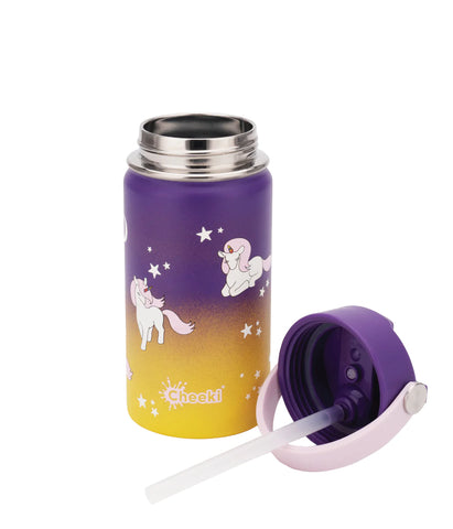 CHEEKI - Insulated Kids Bottle Unicorn 400ml