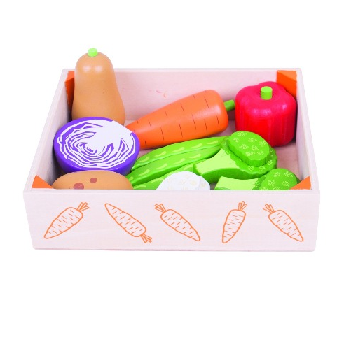 Bigjigs - Wooden Vegentable Crate - Eco Child