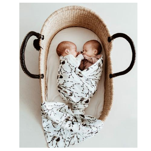 Pop Ya Tot - Bluebird - 100% Organic Cotton Swaddle - Eco Child