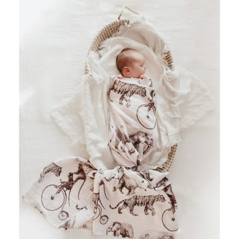 Pop Ya Tot - Circus - 100% Organic Cotton Swaddle - Eco Child