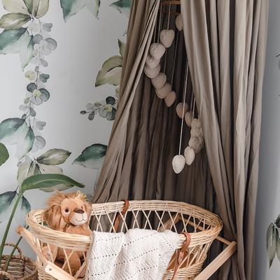 OB Designs - Hand Crochet Baby Mobile in Hearts - Natural Heart Mobile - Eco Child