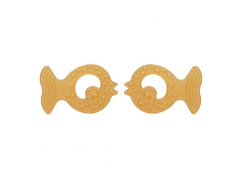 Natural Rubber Soother -  Fish Teether Twin Pack - Eco Child