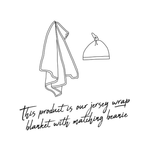 Snuggle Hunny Kids - Safari Jersey Wrap & Beanie Set - Eco Child
