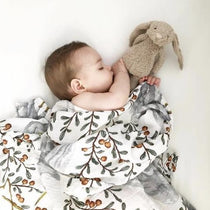 Pop Ya Tot - Kushiro Crane - 100% Organic Cotton Swaddle - Eco Child