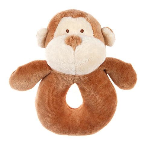 MiYim - 100% Organic Cotton Ring Rattles - Monkey