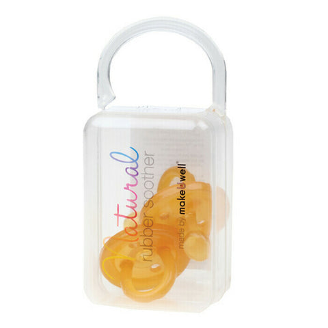 Natural Rubber Soother -  Orthodontic Dummy Twin Pack - Eco Child
