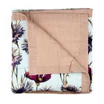 Pop Ya Tot - All About Aster 100% Organic Cotton - Reversible Cot Quilt - Eco Child