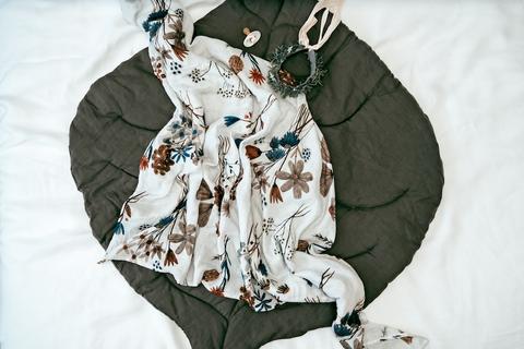Pop Ya Tot - A Little Posy - 100% Organic Cotton Swaddle - Eco Child