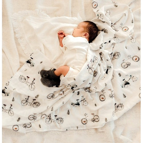 Pop Ya Tot - Ride On - 100% Organic Cotton Swaddle - Eco Child