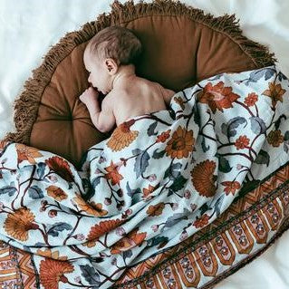 Pop Ya Tot - Buti Block - 100% Organic Cotton Swaddle - Eco Child