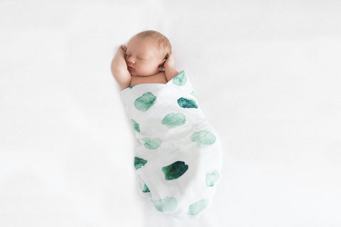 Snuggle Hunny Kids -Sea Mist Organic Muslin Wrap - Eco Child