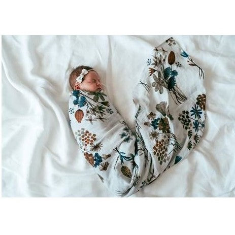 Pop Ya Tot - A Little Posy - 100% Organic Cotton Swaddle - Eco Child