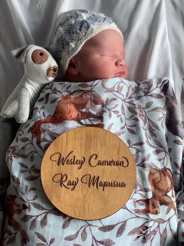 Pop Ya Tot - Creatures of the Woods - 100% Organic Cotton Swaddle - Eco Child