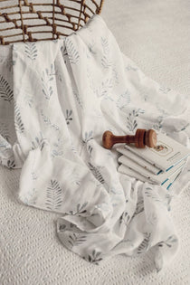 Snuggle Hunny Kids - Wild Fern Organic Muslin Wrap - Eco Child