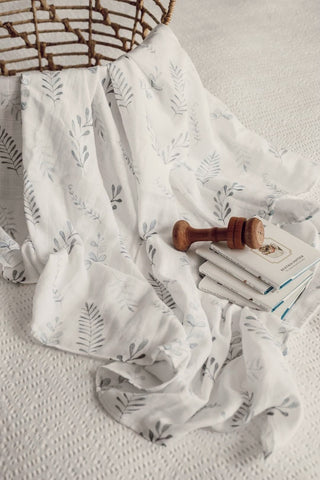 Snuggle Hunny Kids - Wild Fern Organic Muslin Wrap - Eco Child