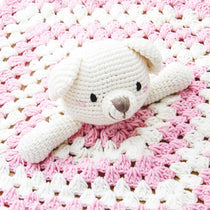 Bobi Craft- Lizzie Bear Comforter Blankie