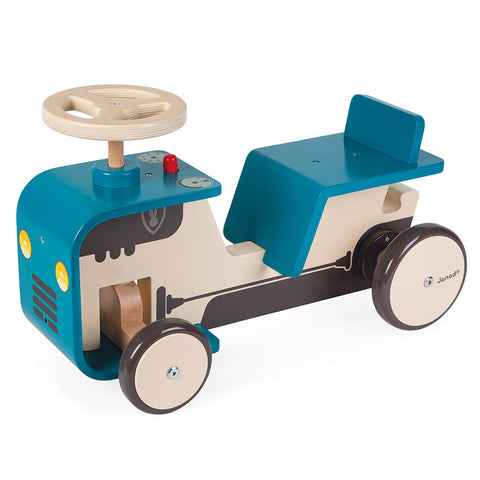 Janod - Wooden Rideon Tractor Toy