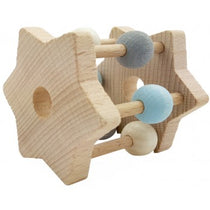 Hess-Spielzeug Rattle Star - Natural Blue - Eco Child