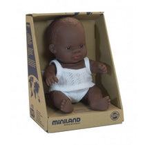 Miniland - Anatomically Correct Baby Doll - African Boy 21cm - Eco Child