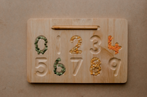 Qtoys -  Wooden Number Writing Board - Eco Child