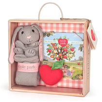 Apple Park - Blankie, Book And Rattle Gift Crate - Bunny - Eco Child