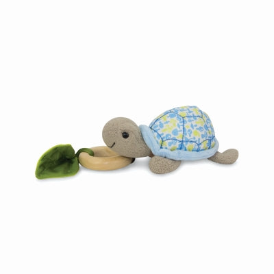 Apple Park - Crawling Critter Teething Toy - Turtle Blue - Eco Child