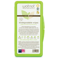 WOTNOT - Biodegradable Nappy Wipes - Travel Case 20pk - Eco Child