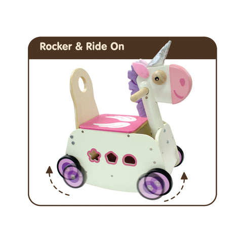 I'm Toy - Rock and Ride Sorter Unicorn - Eco Child